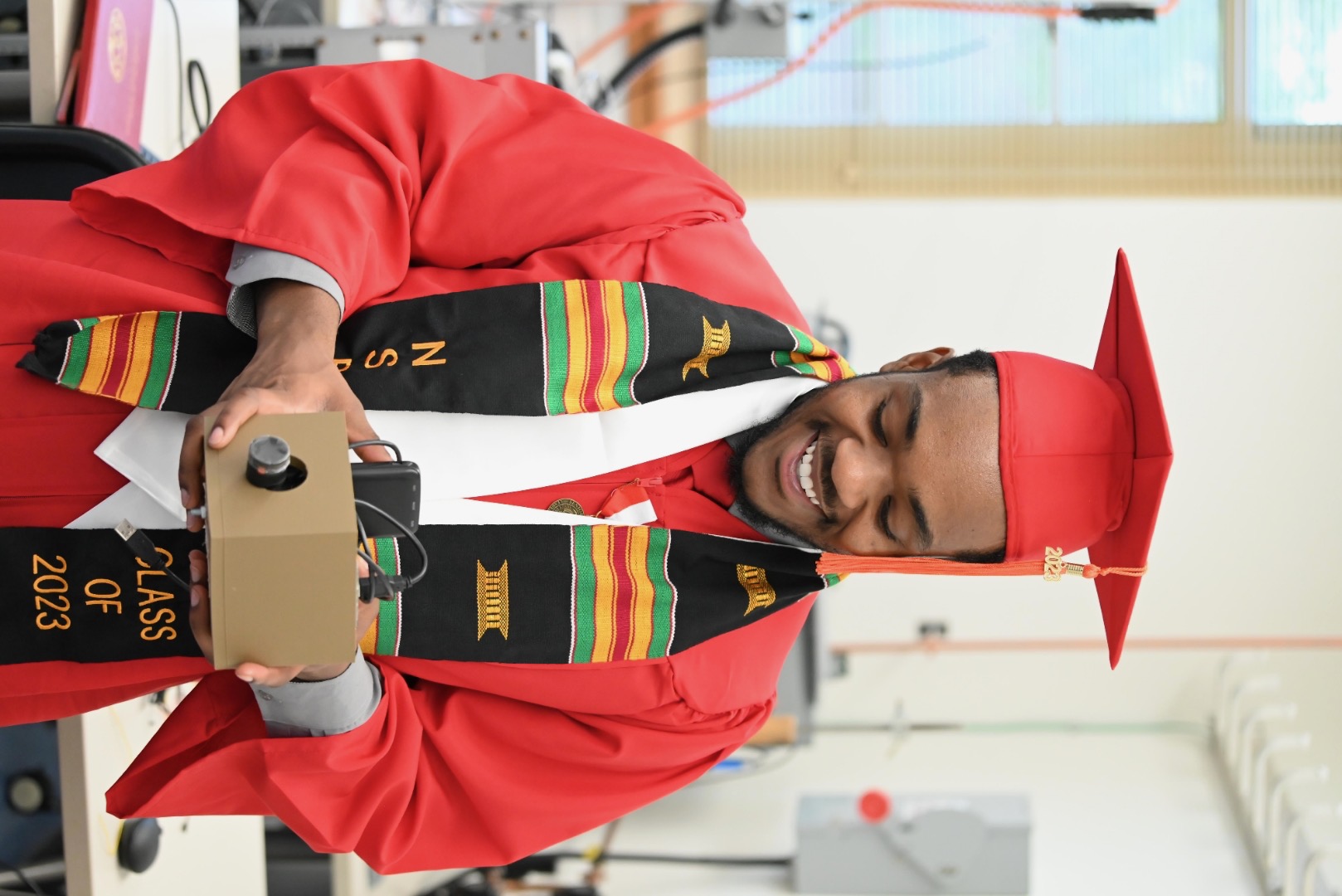 Vanwayne Chaney Jr. graduation portrait